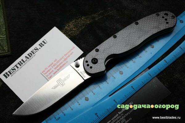 Фото Нож складной RAT-1 Limited Edition D2/карбон ONT/8867CF