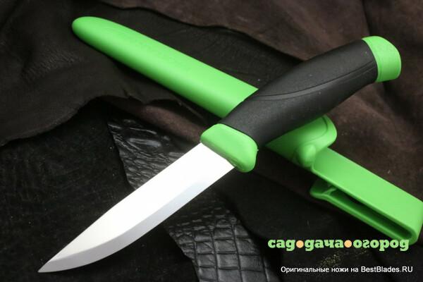 Фото Нож Morakniv Companion Green, нержавеющая сталь