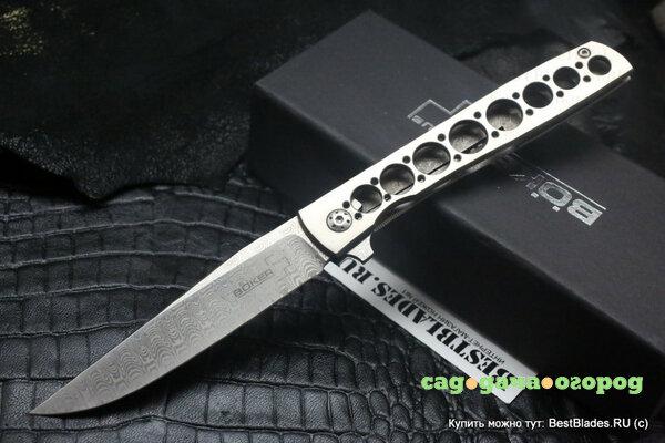 Фото Нож Boker 01BO739DAM Urban Trapper Damasteel