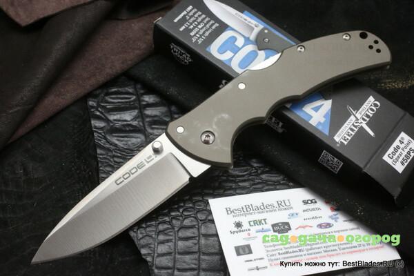 Фото Складной нож Cold Steel 58PS Code-4 Spear point CPM-S35VN