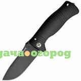 Фото Складной нож SR-1 Aluminium Black Frame / Black Coated Blade 90 мм. L/SR1A BB (Lion Steel)