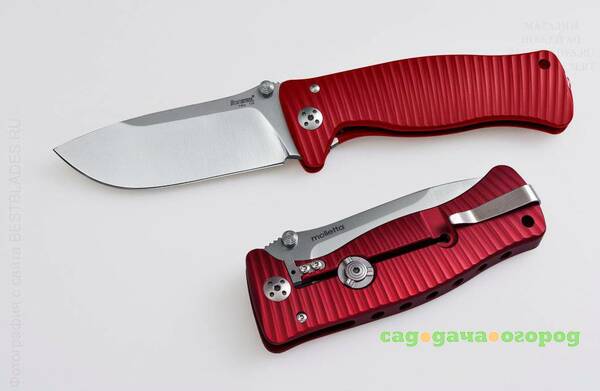 Фото Нож Lion Steel SR-1 Aluminium RED L/SR1A RS