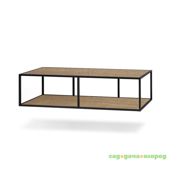 Фото Тумба TV stand lite black тёмный дуб подвесной