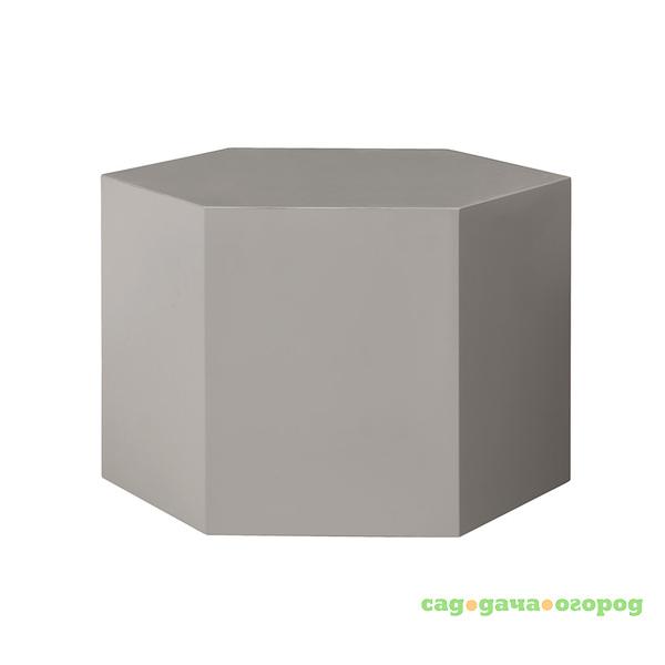 Фото Приставной стол Marley шестиугольный серый