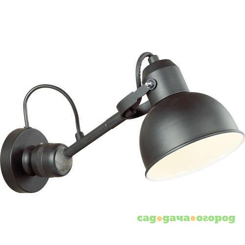 Фото Бра на кронштейне Odeon Light Arta 4125/1W черное E14 1х40W 220V