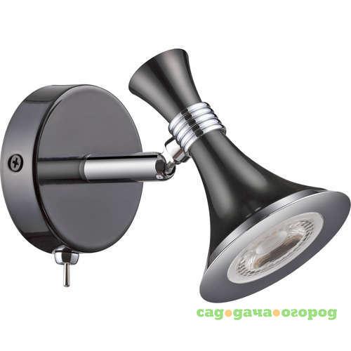 Фото Светильник настенный светодиодный Odeon Light Gonzago 3805/7WL черный 7W 220V