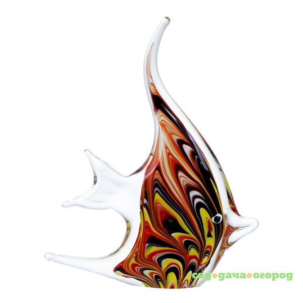 Фото Фигурка Art glass-сувенир пестрая скалярия17х19см