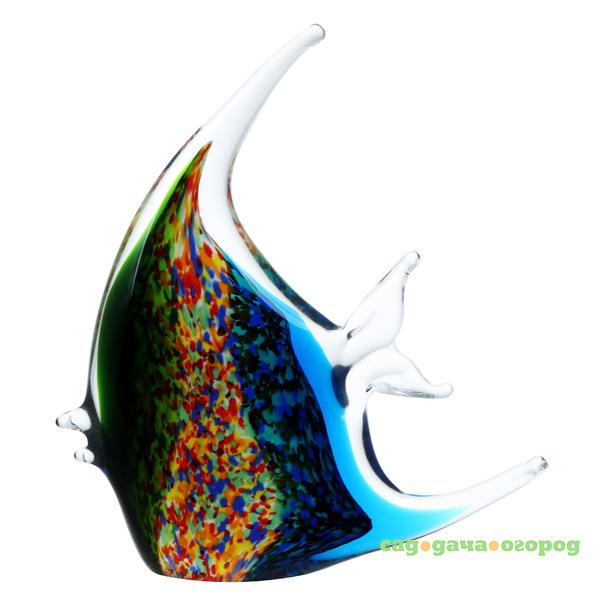 Фото Фигурка Art glass-сувенир цветная скалярия 17х19см