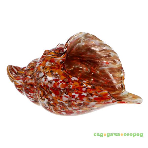 Фото Фигурка Art glass-сувенир морская раковина 28х14см