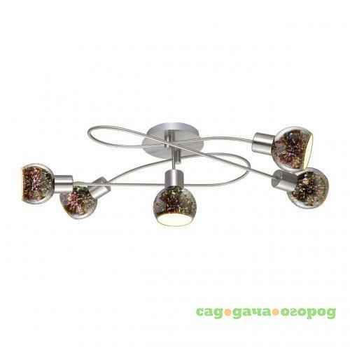 Фото Потолочная люстра Arte Lamp Illusione A6125PL-5SS