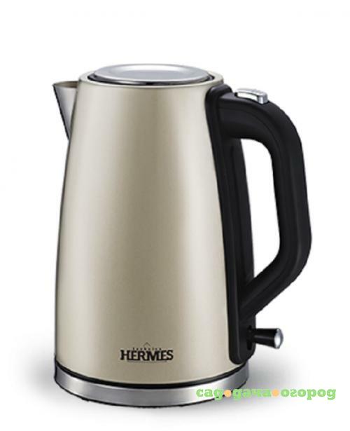 Фото Чайник электрический HERMES technics, 1,7 л, 2200W, золотистый