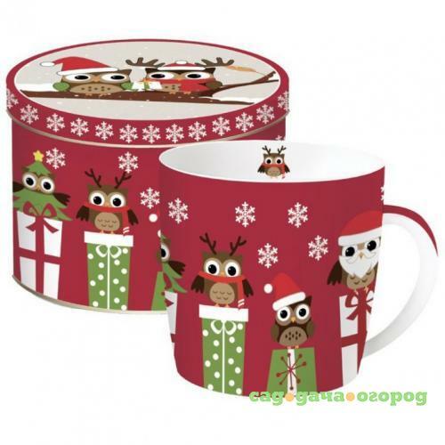 Фото Кружка Easy Life, Chrismas Owls, Праздничные совята, 350 мл