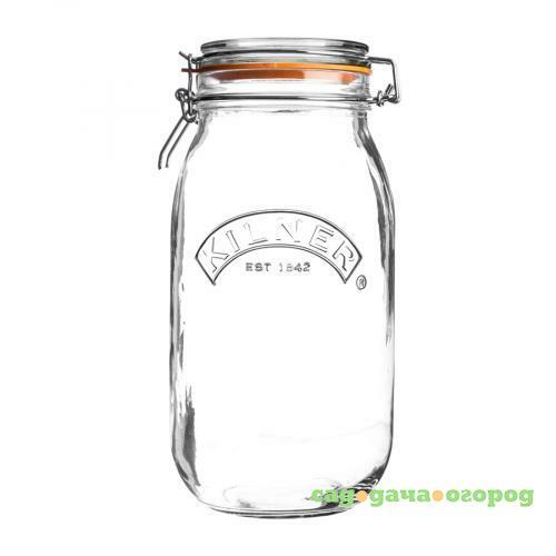 Фото Банка для хранения KILNER, Clip Top, 1,5 л