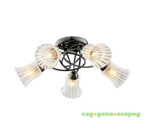 Фото Потолочная люстра IDLamp Zhinevra 246/5PF-Blackwhite