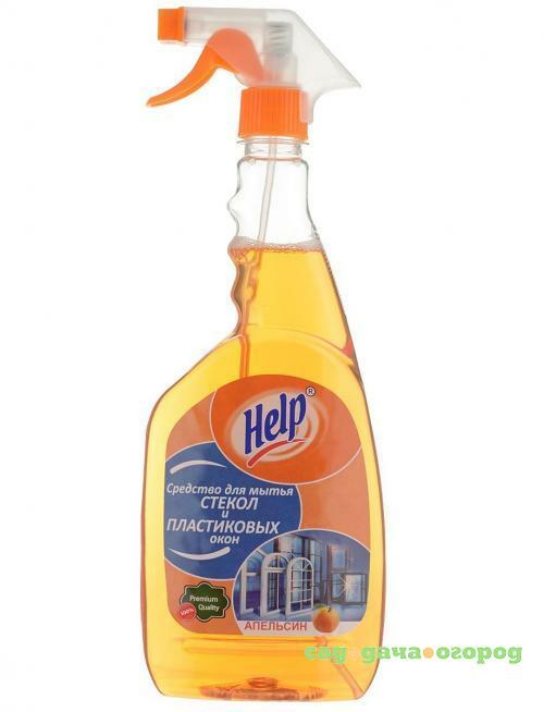 Фото Средство для мытья стекол Help, Апельсин, 750 мл