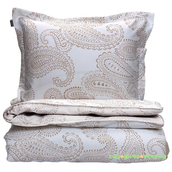 Фото Пододеяльник евро Gant Home Shadow Paisley, цвет бежевый, 100% египетский хлопок