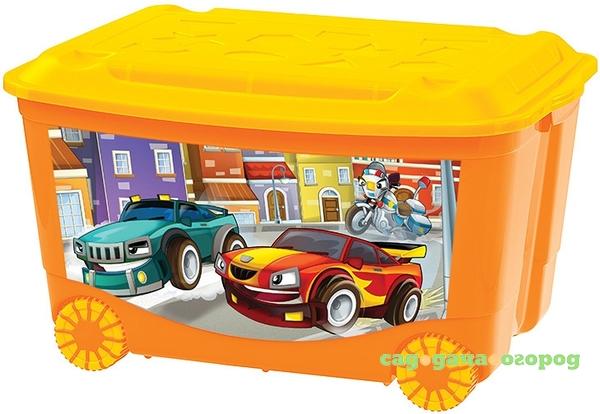 Фото Ящик для игрушек на колесах 50л.