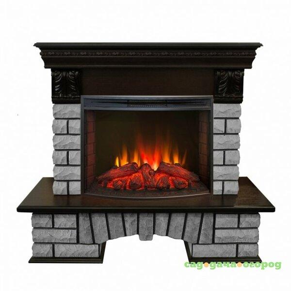 Фото Real-Flame Country LUX Rock 25 с очагом Evrika 25,5 LED