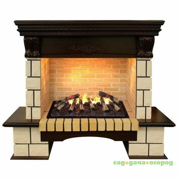 Фото Real-Flame Stone Lux CST с очагом 3D Cassette 630