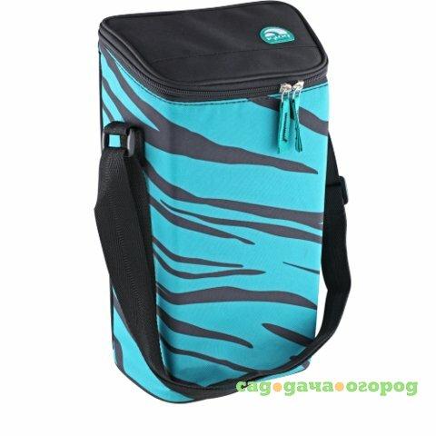 Фото Igloo 2 Bottle Wine Tote 16 teal-zebra