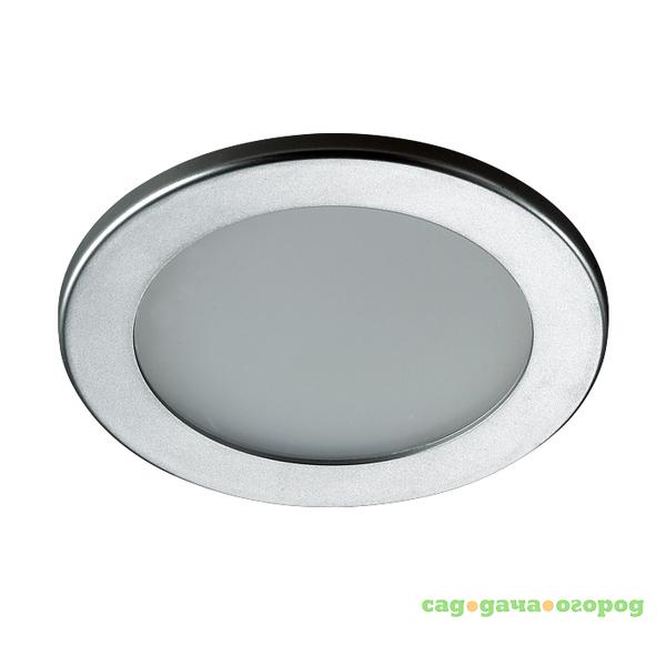 Фото Светильник встраиваемый Novotech Luna 357170 серый 3000К IP20 18LED 9W 220V