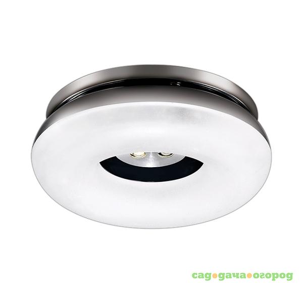 Фото Светильник светодиодный встраиваемый Novotech Kumo 357161 хром IP20 16LED 3W+5W 220V