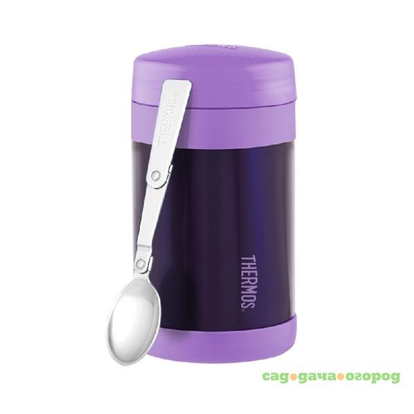 Фото Термос с ложкой Thermos f3024pu stainless steel 0.47л