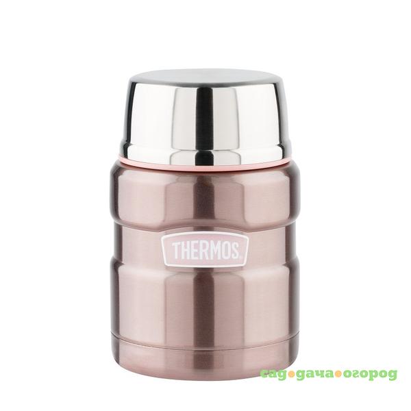 Фото Термос с ложкой Thermos sk3000 pink 0,47л