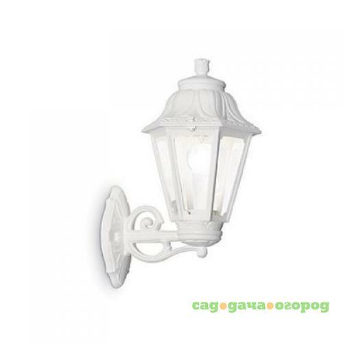 Фото Уличный настенный светильник Ideal Lux Anna AP1 Big Bianco