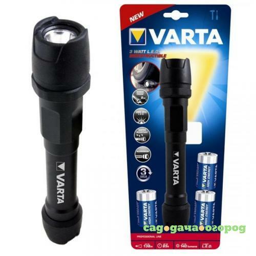 Фото Карманный фонарь VARTA, INDESTRUCTIBLE, 3C, 3W