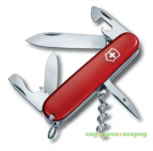 Фото Перочинный нож VICTORINOX, Spartan, 9,1 см, 12 функций, красный