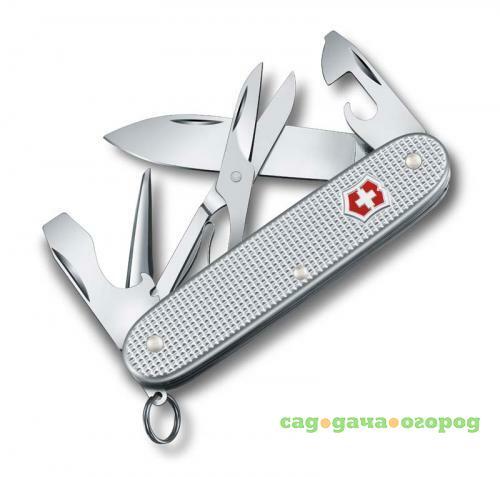 Фото Перочинный нож VICTORINOX, Pioneer, X, 9,3 см, 9 функций, серебро