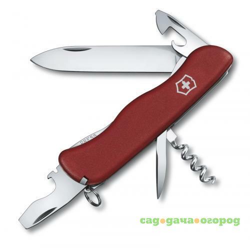 Фото Перочинный нож VICTORINOX, Picknicker 11,1*16,5 см, 11 функций, красный