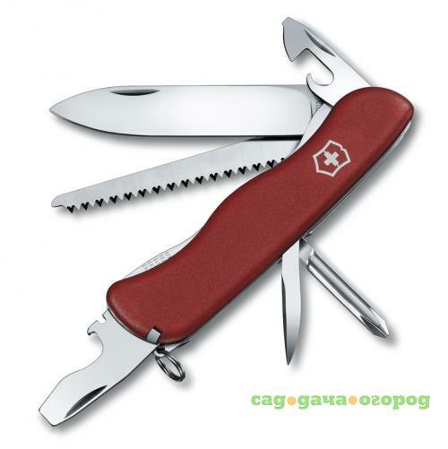 Фото Перочинный нож VICTORINOX, Trailmaster, 11,1 см, 12 функций, красный