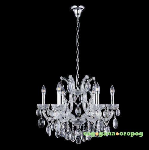 Фото Подвесная люстра Crystal Lux Hollywood SP6 Chrome