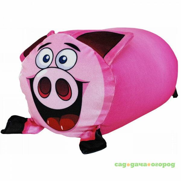 Фото Декоративная подушка Свинка Цвет: Розовый (20х33)