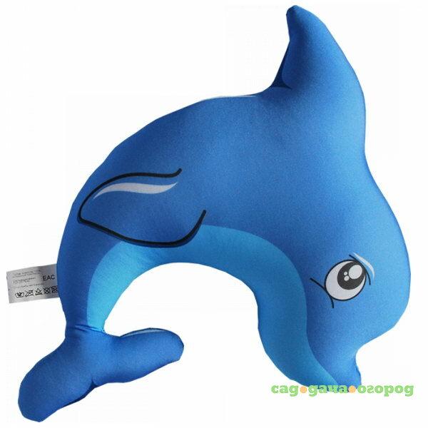 Фото Декоративная подушка Дельфин Цвет: Голубой (45х47)