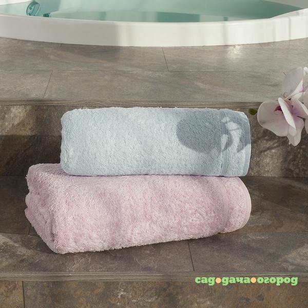 Фото Набор полотенец BB Towels Цвет: White Blue & Lilac (100х160 см,70х150 см)