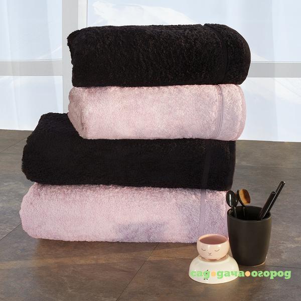 Фото Набор полотенец BB Towels Цвет: Charcoal Black & Lilac (50х100 см - 2 шт,70х150 см- 2 шт)