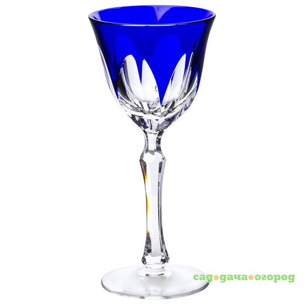 Фото LORELEY Фужер для вина 190 мл cased crystal синий (stemglass)