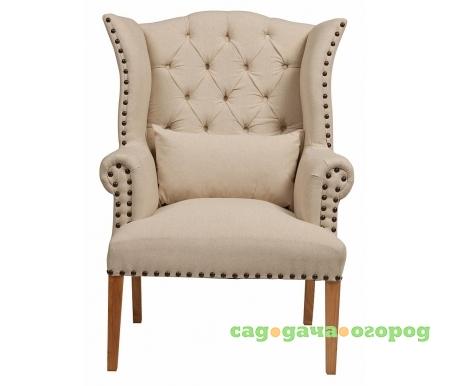 Фото Quinn Tufted Armchair DG-F-ACH478 белый лен