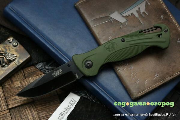 Фото Складной нож Viking Nordway P2051 зеленый и ухватистый