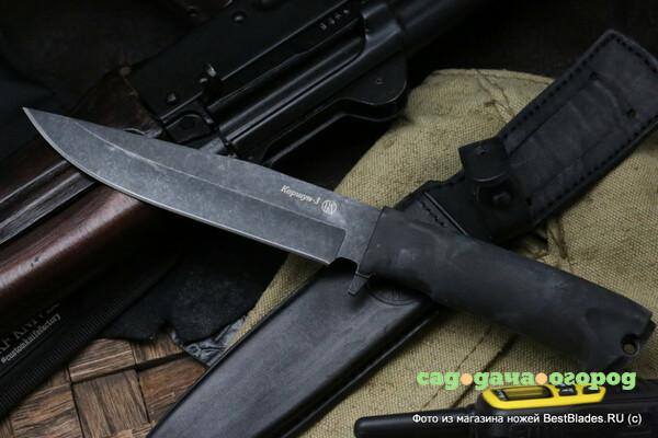Фото Настоящий мужской нож: кизлярский Коршун-3