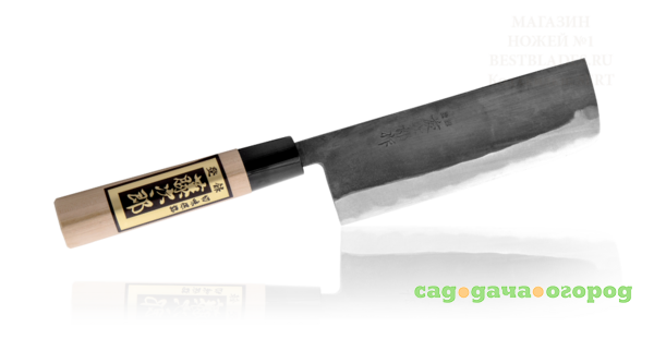 Фото F-699, Нож для овощей Традиционный Японский Tojiro Japanese Knife, 165 мм, сталь "Shirogami", 3 слоя