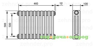 Фото Zehnder 2056/6