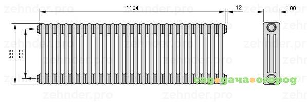 Фото Zehnder 2056/18