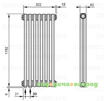 Фото Zehnder 2180/12 Completto