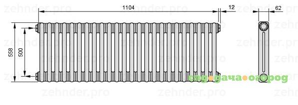 Фото Zehnder 3057/28