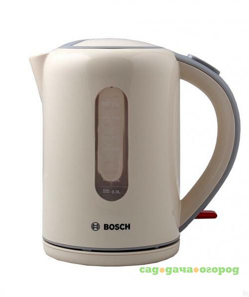 Фото Чайник электрический BOSCH, 2200W, 1,7 л, кремовый