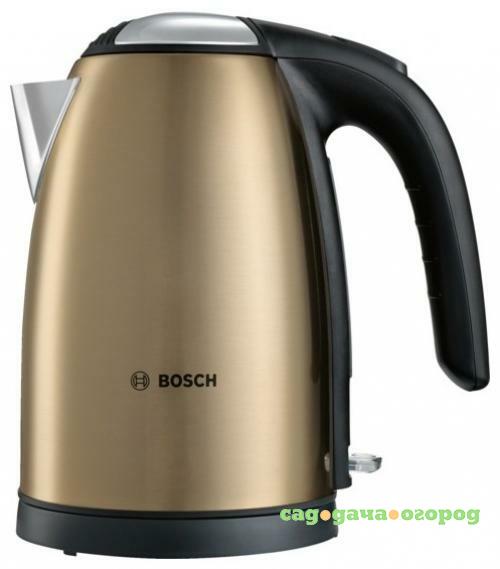 Фото Чайник электрический BOSCH, TWK 7808, 2200W, 1,7 л, золотой